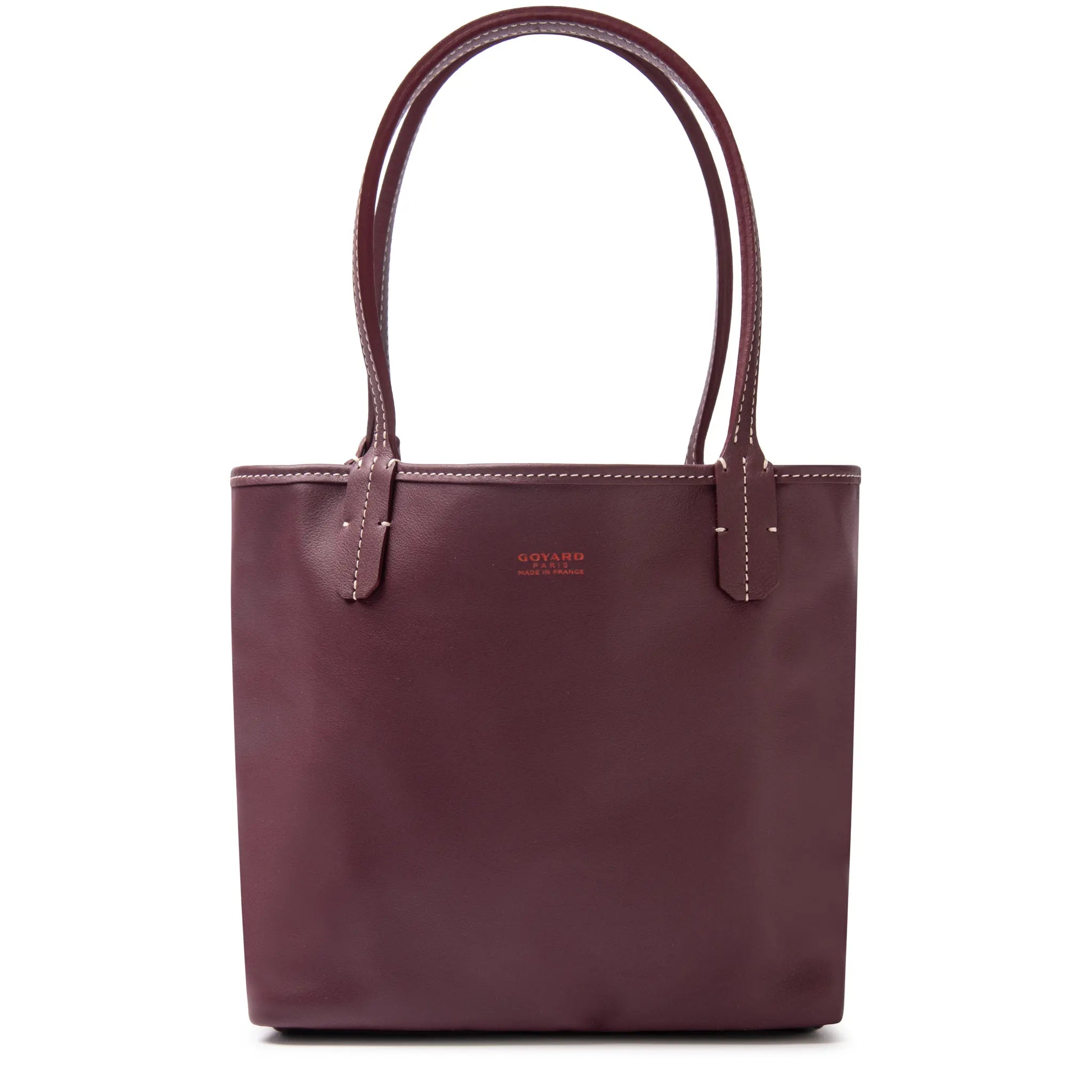 Front View of Goyard Anjou Mini Burgundy BagANJCROMINCG33TY33P